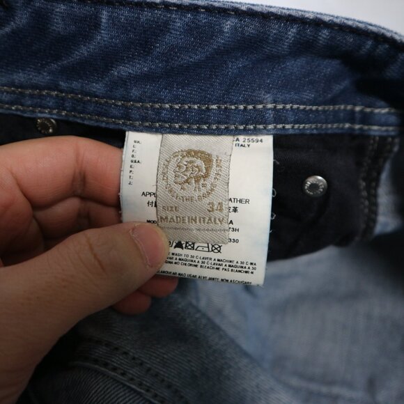 Diesel Zathan Bootcut Denim Faded Made in Italy 34x32 - Picture 7 of 7